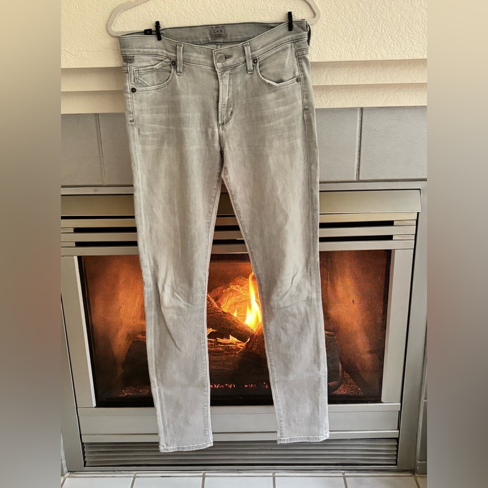 Citizens of Humanity AVEDON Light Gray Ultra Skinny Jeans 27